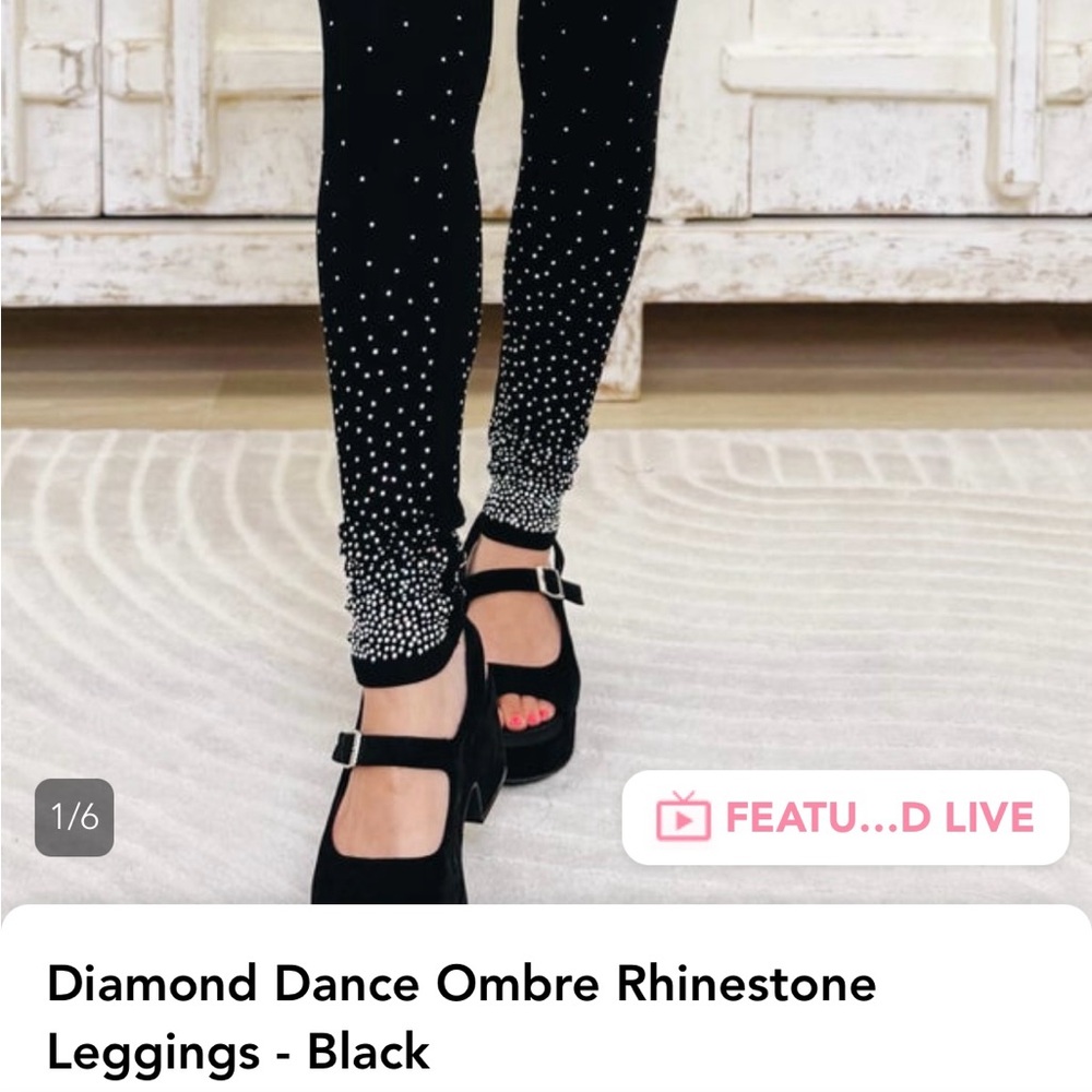 Vocal Black Leggings High-Waisted Stretchy